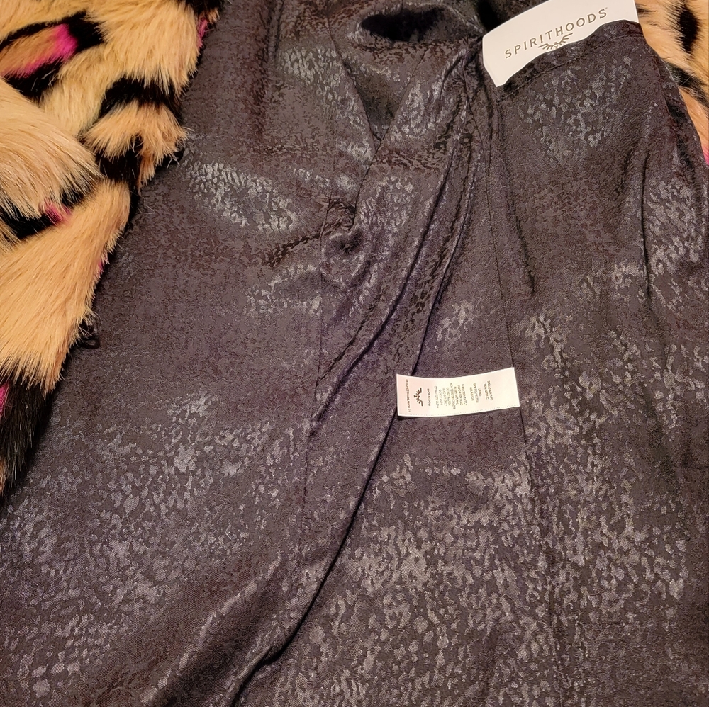 Faux fur heavy coat - Picture 4 of 5
